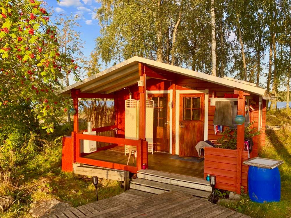 Sauna house, wood-fired sauna, view full screen